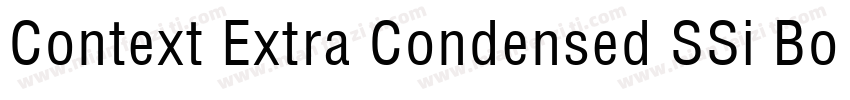 Context Extra Condensed SSi Bold Ex字体转换
